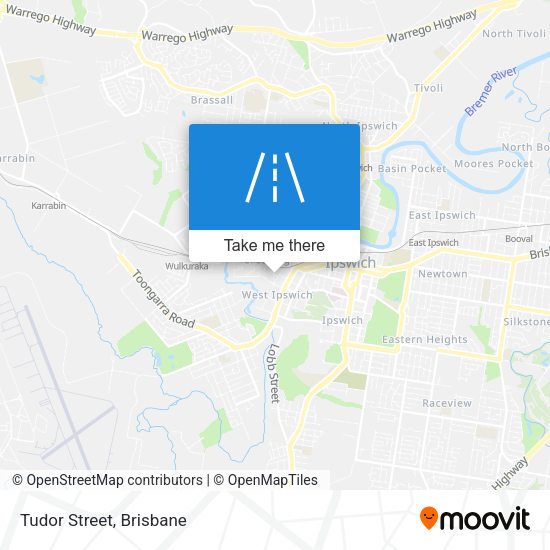 Tudor Street map