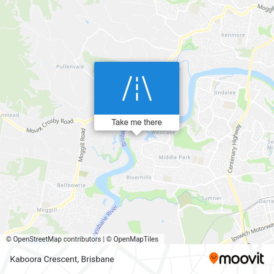 Kaboora Crescent map