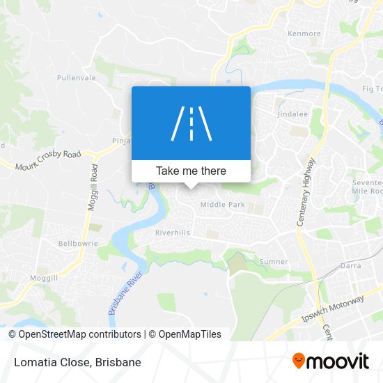 Lomatia Close map