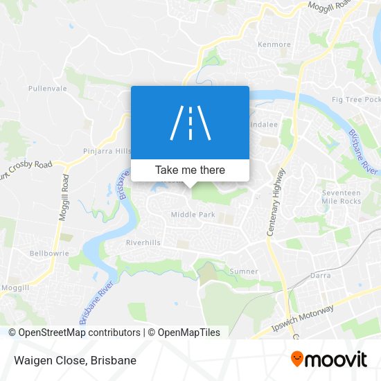 Waigen Close map