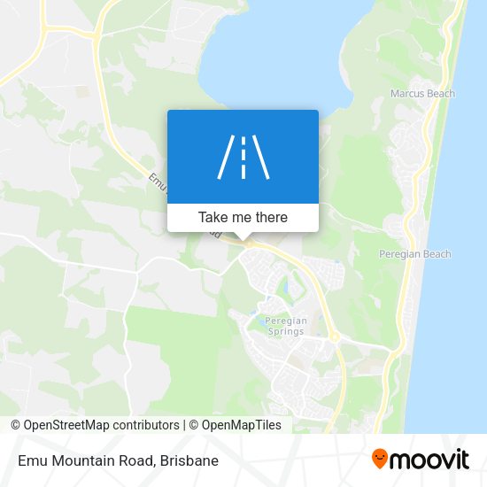 Emu Mountain Road map