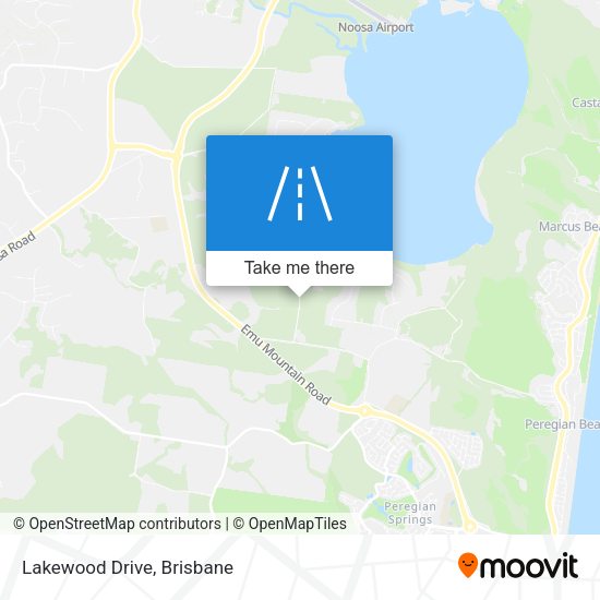 Lakewood Drive map