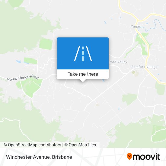 Winchester Avenue map