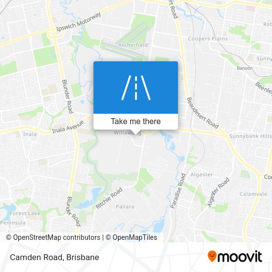 Camden Road map