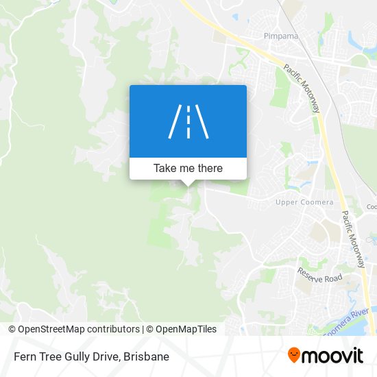 Fern Tree Gully Drive map