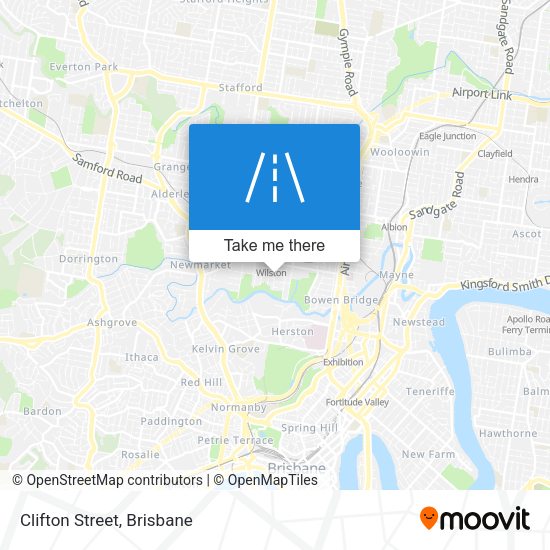 Clifton Street map