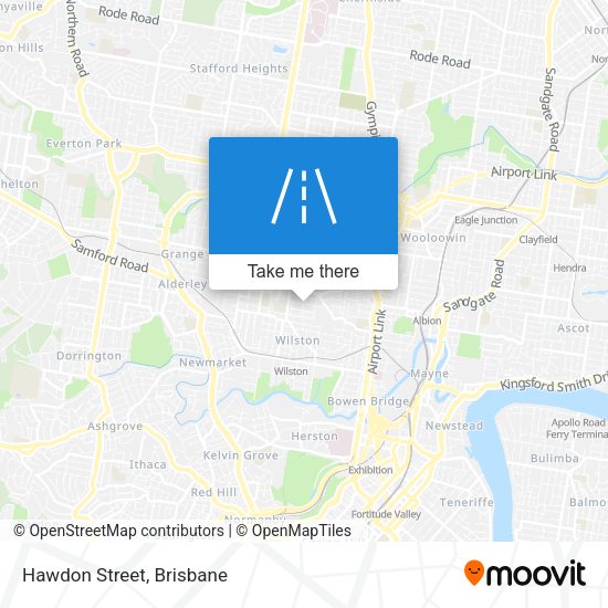 Hawdon Street map