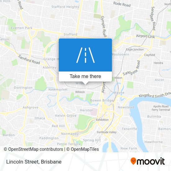 Lincoln Street map