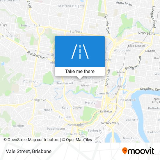 Vale Street map