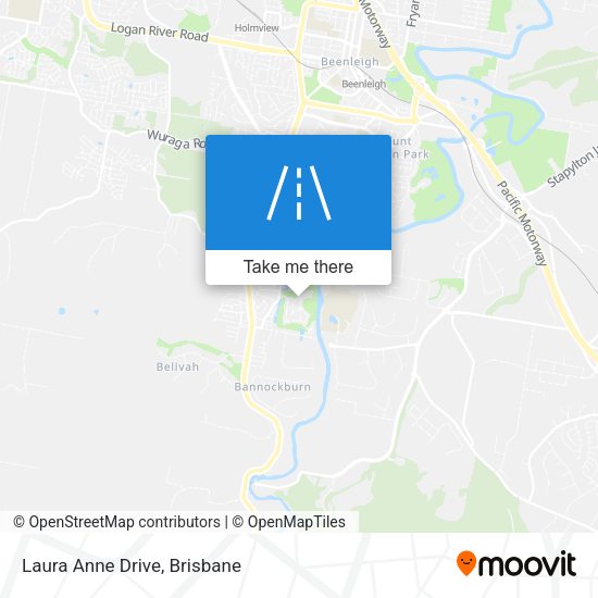 Laura Anne Drive map