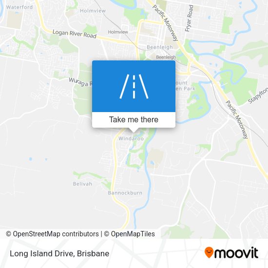Long Island Drive map