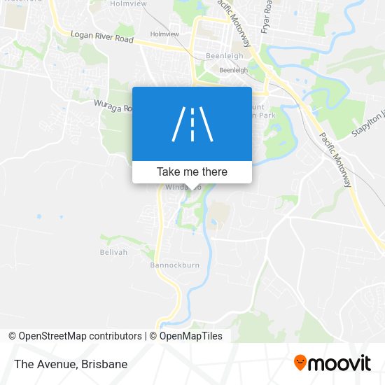 The Avenue map