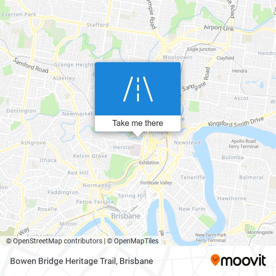 Bowen Bridge Heritage Trail map