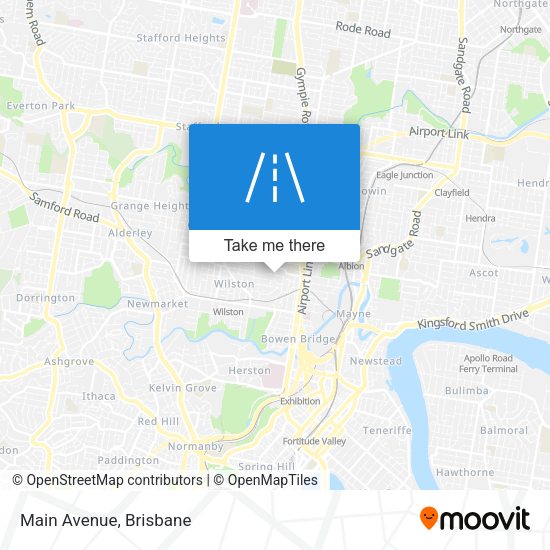 Main Avenue map
