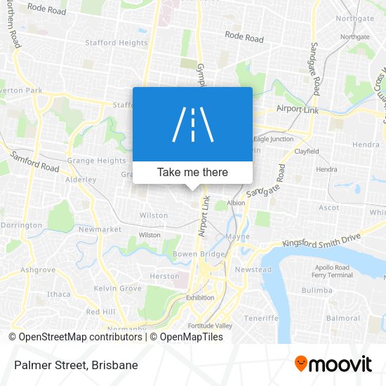 Palmer Street map