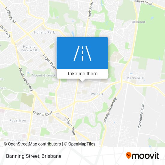 Banning Street map