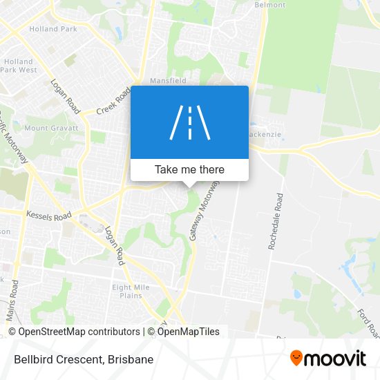 Bellbird Crescent map