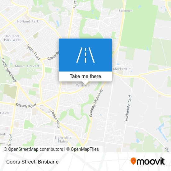 Coora Street map