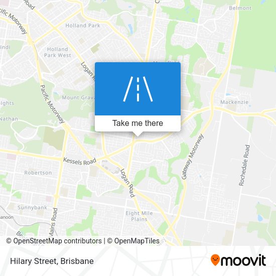 Hilary Street map