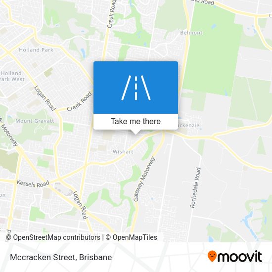Mccracken Street map