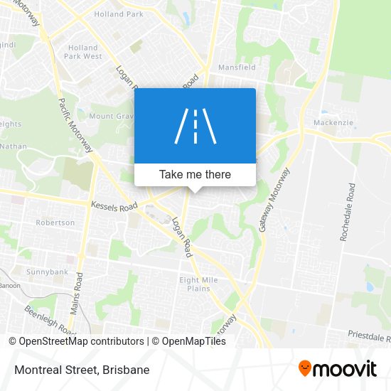 Montreal Street map