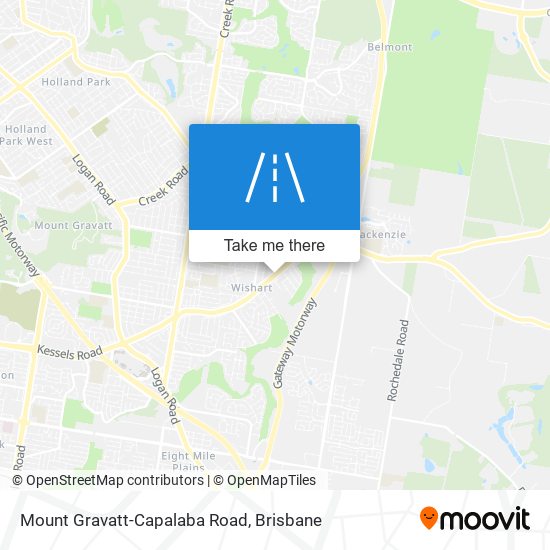 Mapa Mount Gravatt-Capalaba Road