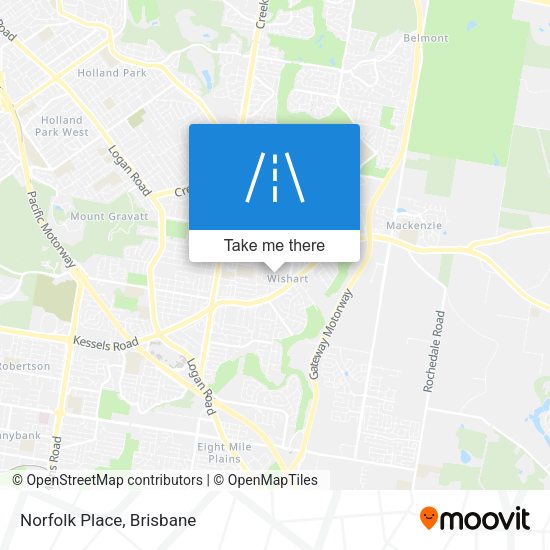 Norfolk Place map