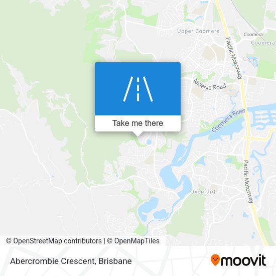 Abercrombie Crescent map
