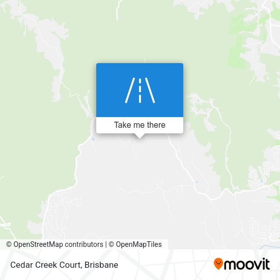Cedar Creek Court map