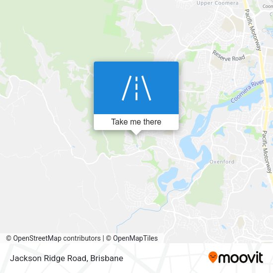 Jackson Ridge Road map