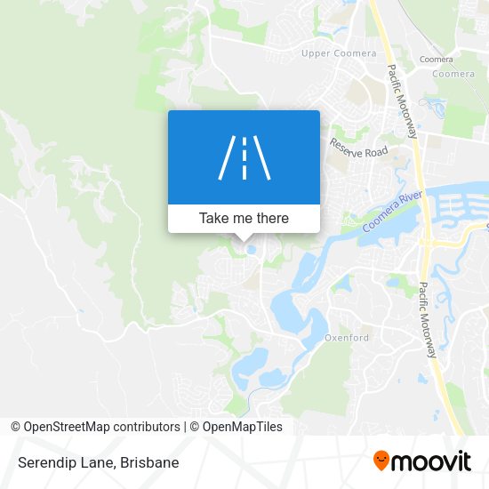 Serendip Lane map