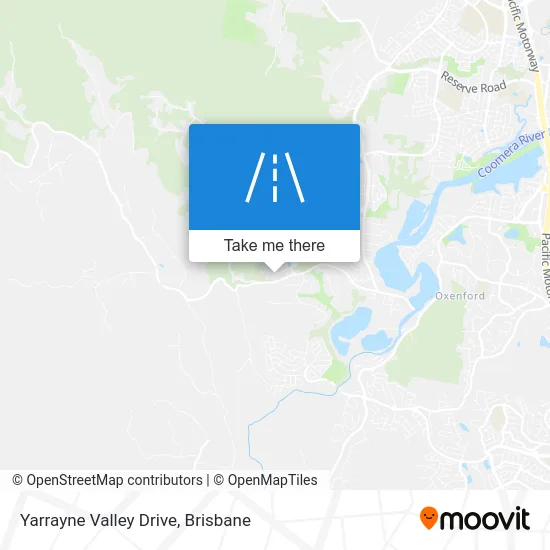 Mapa Yarrayne Valley Drive