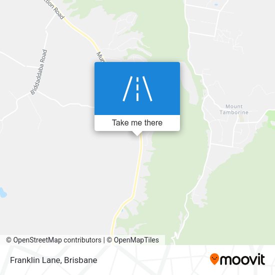 Franklin Lane map