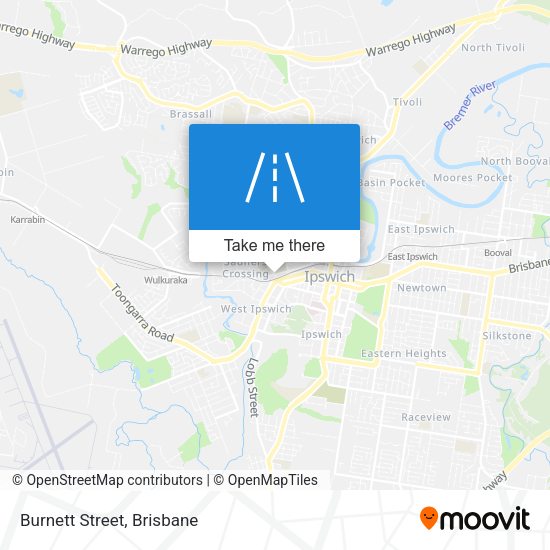 Burnett Street map