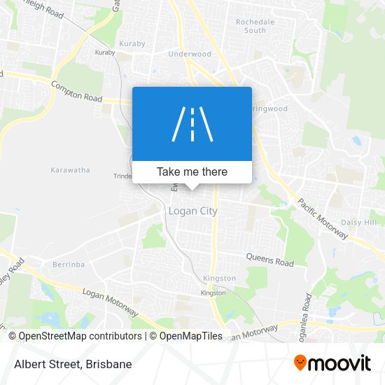 Albert Street map