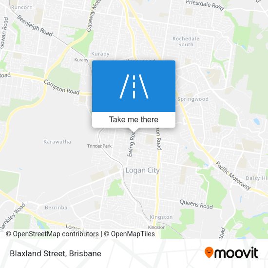 Blaxland Street map