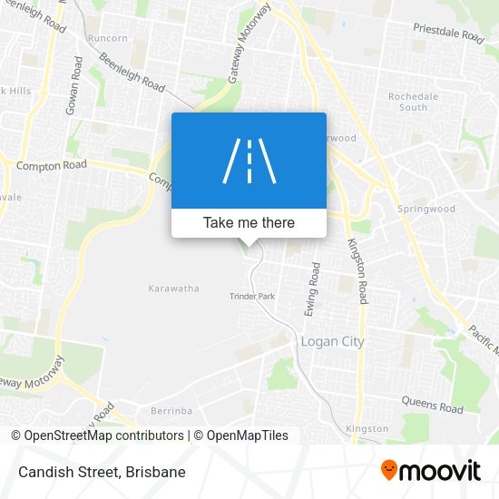 Candish Street map