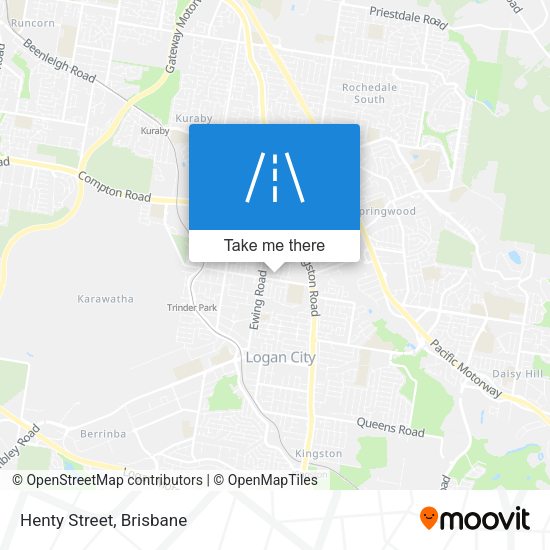 Henty Street map