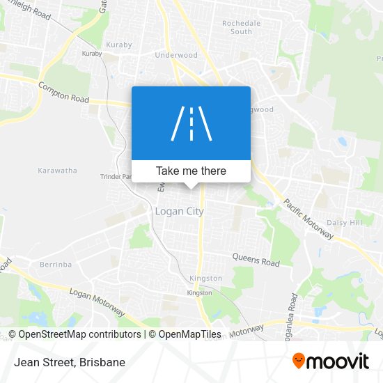 Jean Street map