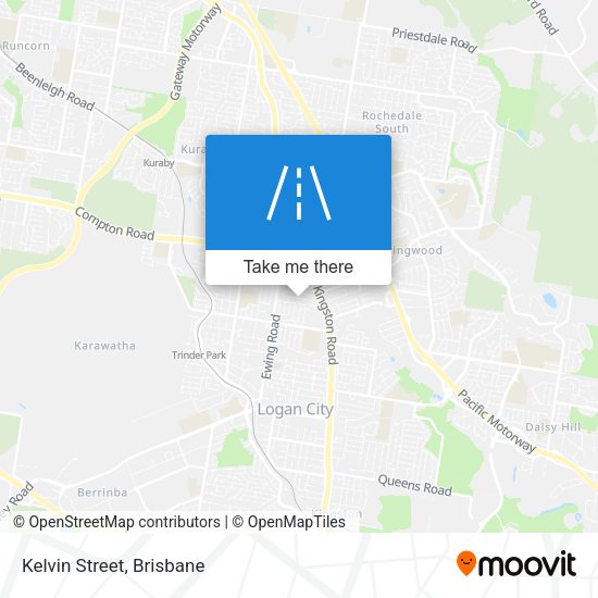 Kelvin Street map