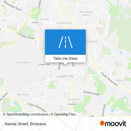 Nanda Street map