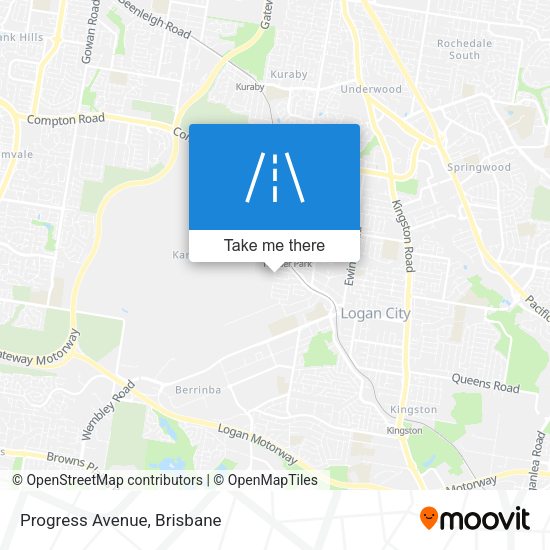 Progress Avenue map