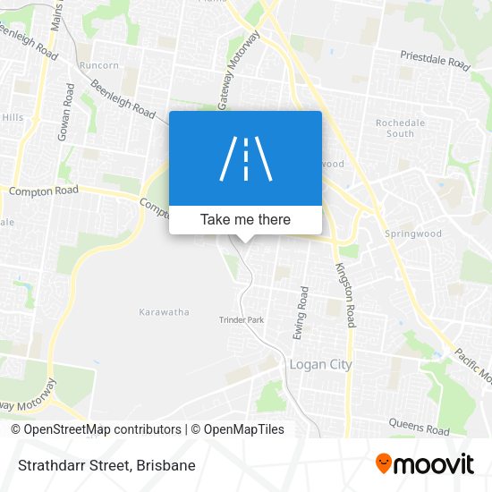Strathdarr Street map
