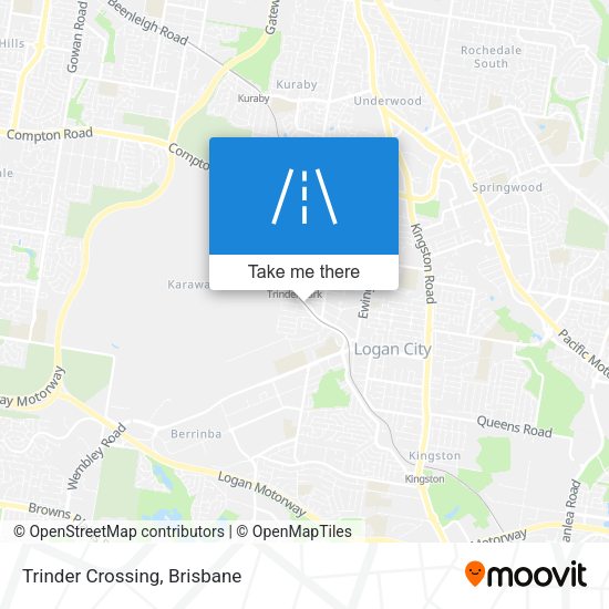 Trinder Crossing map