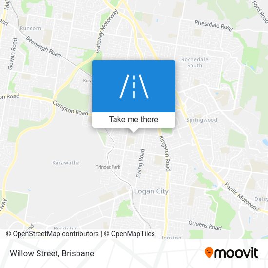 Willow Street map
