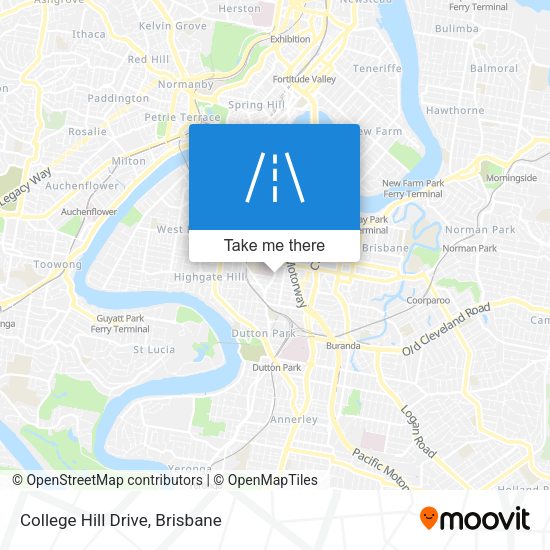 College Hill Drive map