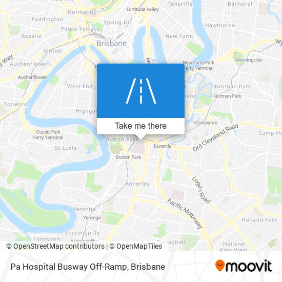 Pa Hospital Busway Off-Ramp map