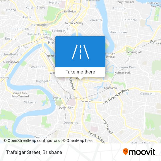 Trafalgar Street map