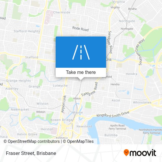 Fraser Street map