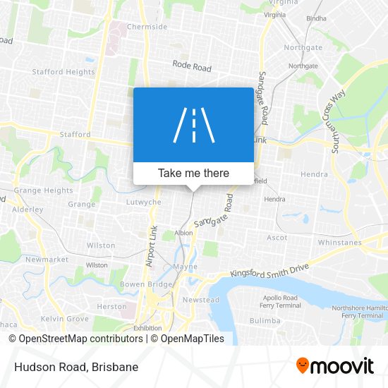 Hudson Road map